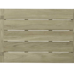 Cape Cod Rectangular Coffee Table - Natural or Oyster Teak - Our Boat House