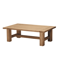 Cape Cod Rectangular Coffee Table - Natural or Oyster Teak - Our Boat House