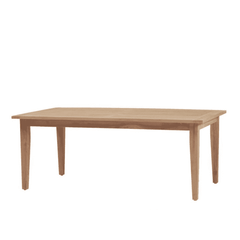 Cape Cod Rectangular Dining Table - Natural or Oyster Teak - Our Boat House