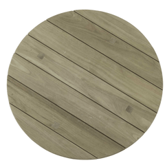 Cape Cod Round Coffee Table - Natural or Oyster Teak - Our Boat House