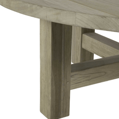 Cape Cod Round Coffee Table - Natural or Oyster Teak - Our Boat House