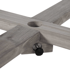 Cape Cod Round Dining Table - Natural or Oyster Teak - Our Boat House