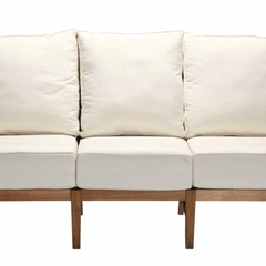 Cape Cod Sofa - Natural Teak - Our Boat House
