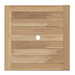Cape Cod Square Teak Dining Table - Natural or Oyster Teak - Our Boat House