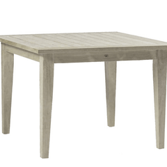 Cape Cod Square Teak Dining Table - Natural or Oyster Teak - Our Boat House