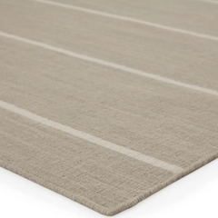 Cape Cod Striped Wool Rug - Natural - Our Boat House