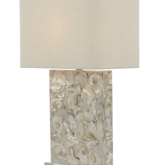 Capiz Table Lamp - Our Boat House