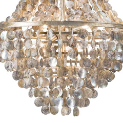 Capri Abalone Shell Chandelier - Our Boat House