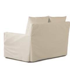 Captiva Outdoor Slipcovered Love Seat - Our Boat House