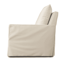 Captiva Outdoor Slipcovered Love Seat - Our Boat House