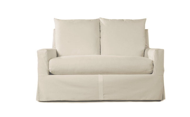 Captiva Outdoor Slipcovered Love Seat - Our Boat House