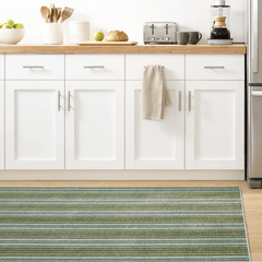 Caravan Stripe Multi Machine Washable Rug - Our Boat House