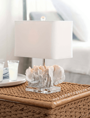 Caribbean Coral Table Lamp - Our Boat House