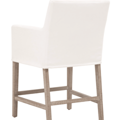 Carlsbad Slipcovered Counter Stool - Our Boat House