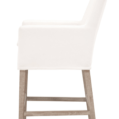 Carlsbad Slipcovered Counter Stool - Our Boat House