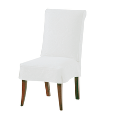 Cassidy Slipcovered Dining Side Chair - Our Boat House