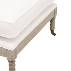 Catalina Upholstered Spindle Chaise Lounge - Our Boat House