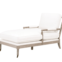 Catalina Upholstered Spindle Chaise Lounge - Our Boat House