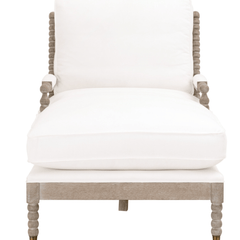 Catalina Upholstered Spindle Chaise Lounge - Our Boat House