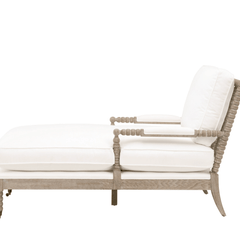 Catalina Upholstered Spindle Chaise Lounge - Our Boat House