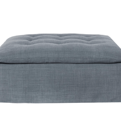 Chatham Slipcovered Ottoman - Our Boat House