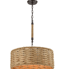 Cisco Beach Rope Chandelier - Our Boat House