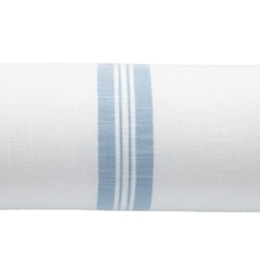 Classic Chambray Stripe - Outdoor Pillow - Our Boat House