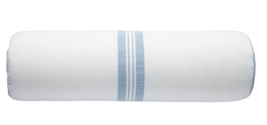 Classic Chambray Stripe - Outdoor Pillow - Our Boat House