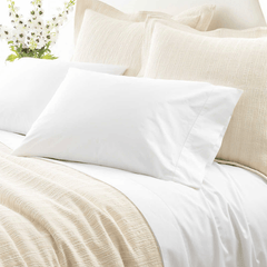 Classic Hemstitch Sheet Set - White - Our Boat House