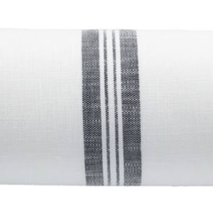 Classic Midnight Stripe - Outdoor Pillow - Our Boat House