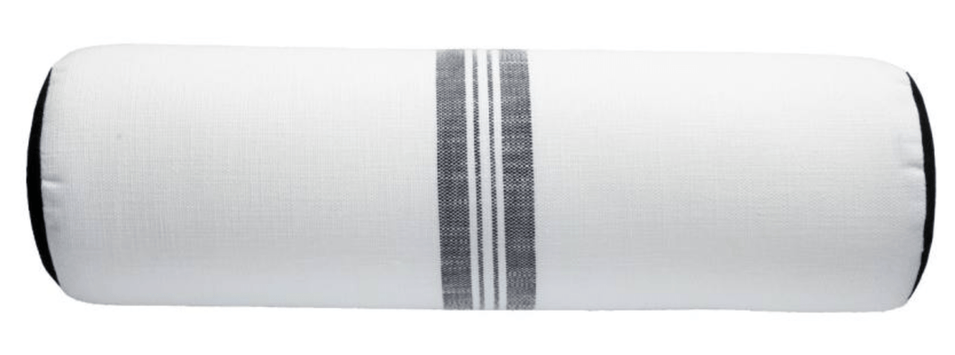 Classic Midnight Stripe - Outdoor Pillow - Our Boat House