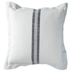 Classic Midnight Stripe - Outdoor Pillow - Our Boat House