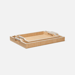 Clearwater Square Tray Set - Two Colors - Our Boat House