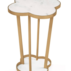 Clover Table - Brass - Our Boat House