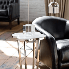 Clover Table - Polished Nickel - Our Boat House