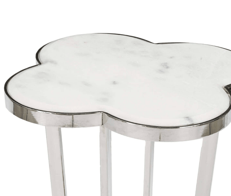 Clover Table - Polished Nickel - Our Boat House