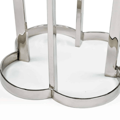 Clover Table - Polished Nickel - Our Boat House
