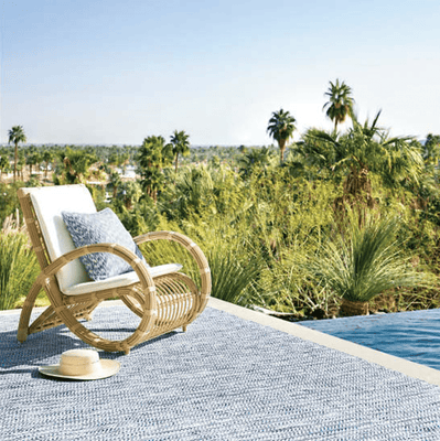 Coastal Blue Indoor/Outdoor Rug - Our Boat House