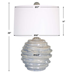 Cobalt Glazed Accent Lamp - Our Boat House
