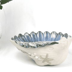 Cockle Shell Medium Bowl - Slate - Our Boat House