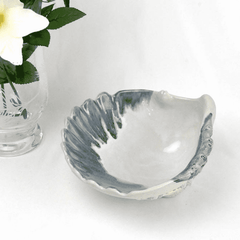 Cockle Shell Medium Bowl - Slate - Our Boat House