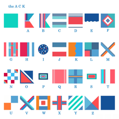 CODE: Vibrant Nautical Alphabet Art in Polished Acrylic - Our Boat House