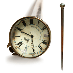 Commander's Time Piece Walking Stick - Our Boat House