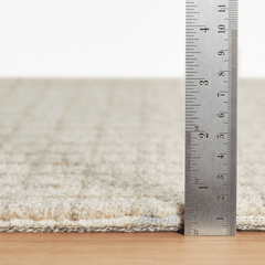 Conall Hand Micro Hooked Wool Rug - Natural - Our Boat House