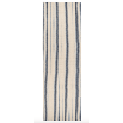 Conway Blue Handwoven Cotton Rug - Our Boat House
