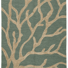 Coral Lagoon Indoor/Outdoor Rug - Our Boat House