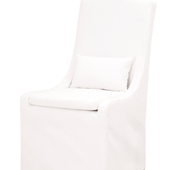 Coronado Slipcovered Dining Chair - Pearly White - Our Boat House