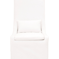 Coronado Slipcovered Dining Chair - Pearly White - Our Boat House