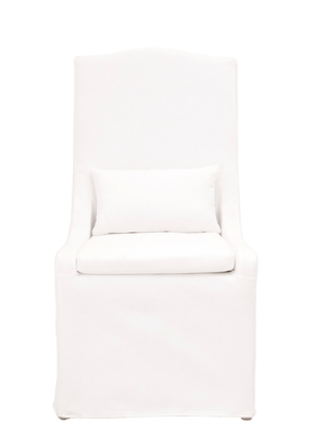 Coronado Slipcovered Dining Chair - Pearly White - Our Boat House