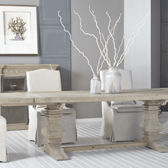 Coronado Slipcovered Dining Chair - Wheat - Our Boat House